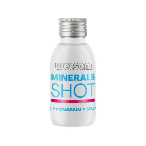 Minerals Shot by Welsom – functional shot drink supporting immune system and hydration, rich in essential minerals