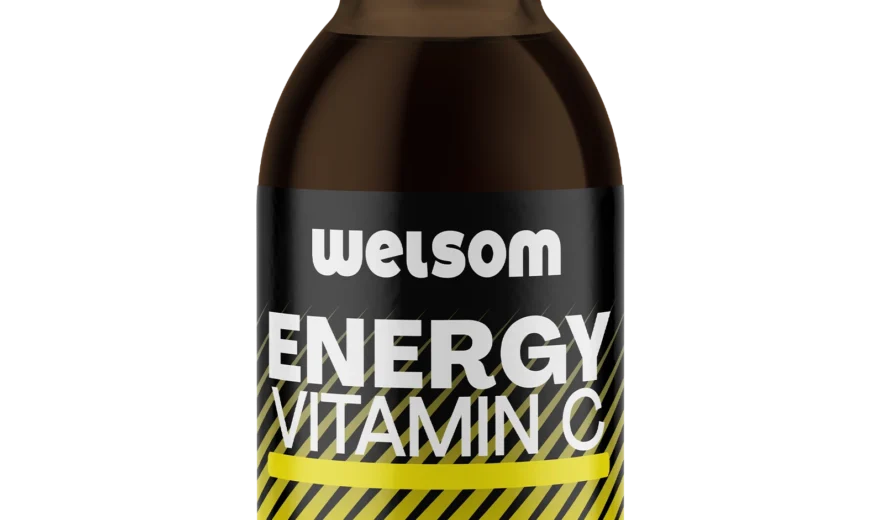 Energy Shot with Vitamin C - energizing shot with ginger, orange and caffeine for natural stimulation and immunity support.