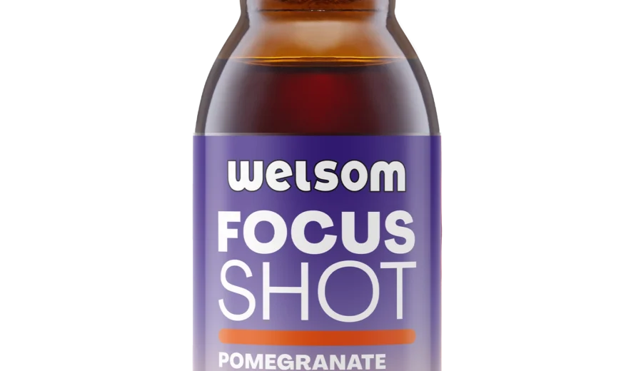 Focus Shot - concentrated shot with pomegranate, caffeine and ginseng to support focus and mental performance.