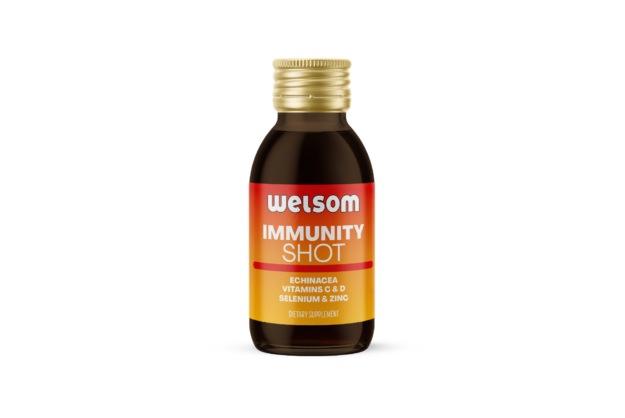 Welsom Immunity Shot - immunity booster with echinacea, vitamins C & D, selenium and zinc.