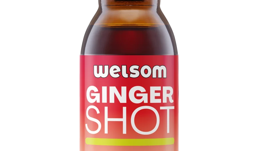 Ginger Shot Lime - natural ginger shot with lime to support immunity and digestion.