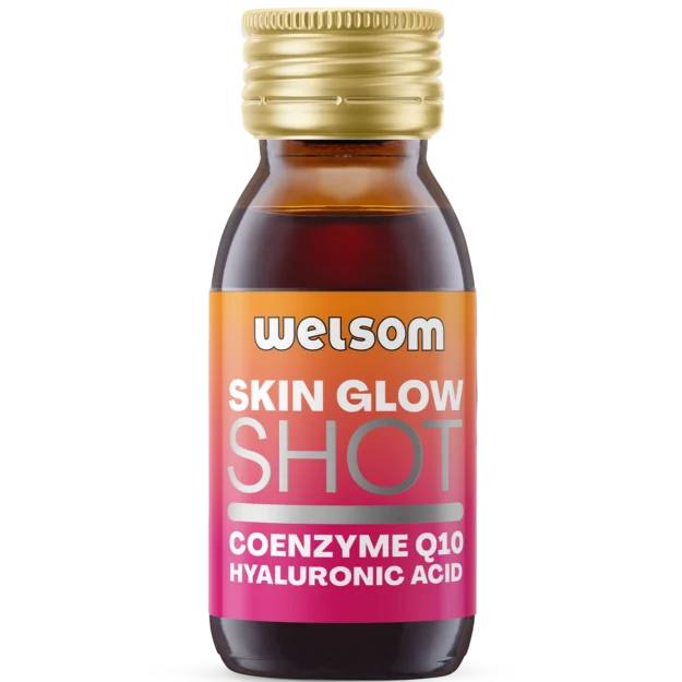 Functional beauty shot Skin Glow with coenzyme Q10 and hyaluronic acid