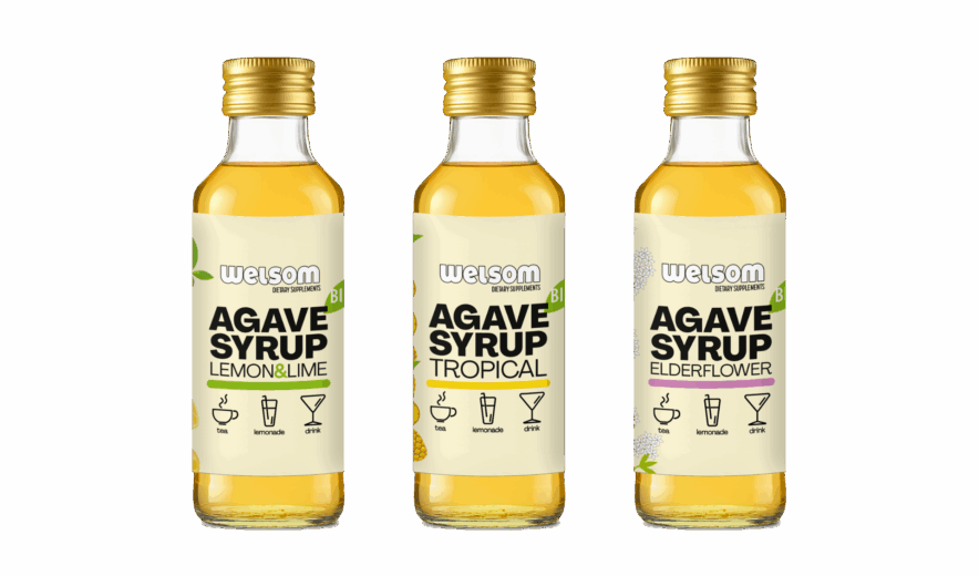 Three Welsom Agave Syrups