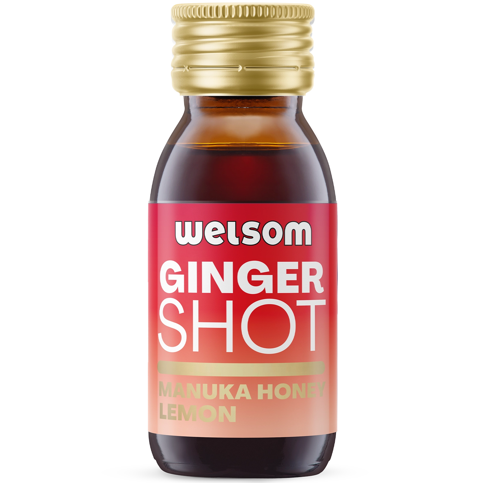 Functional wellness shot with Ginger and Manuka Honey