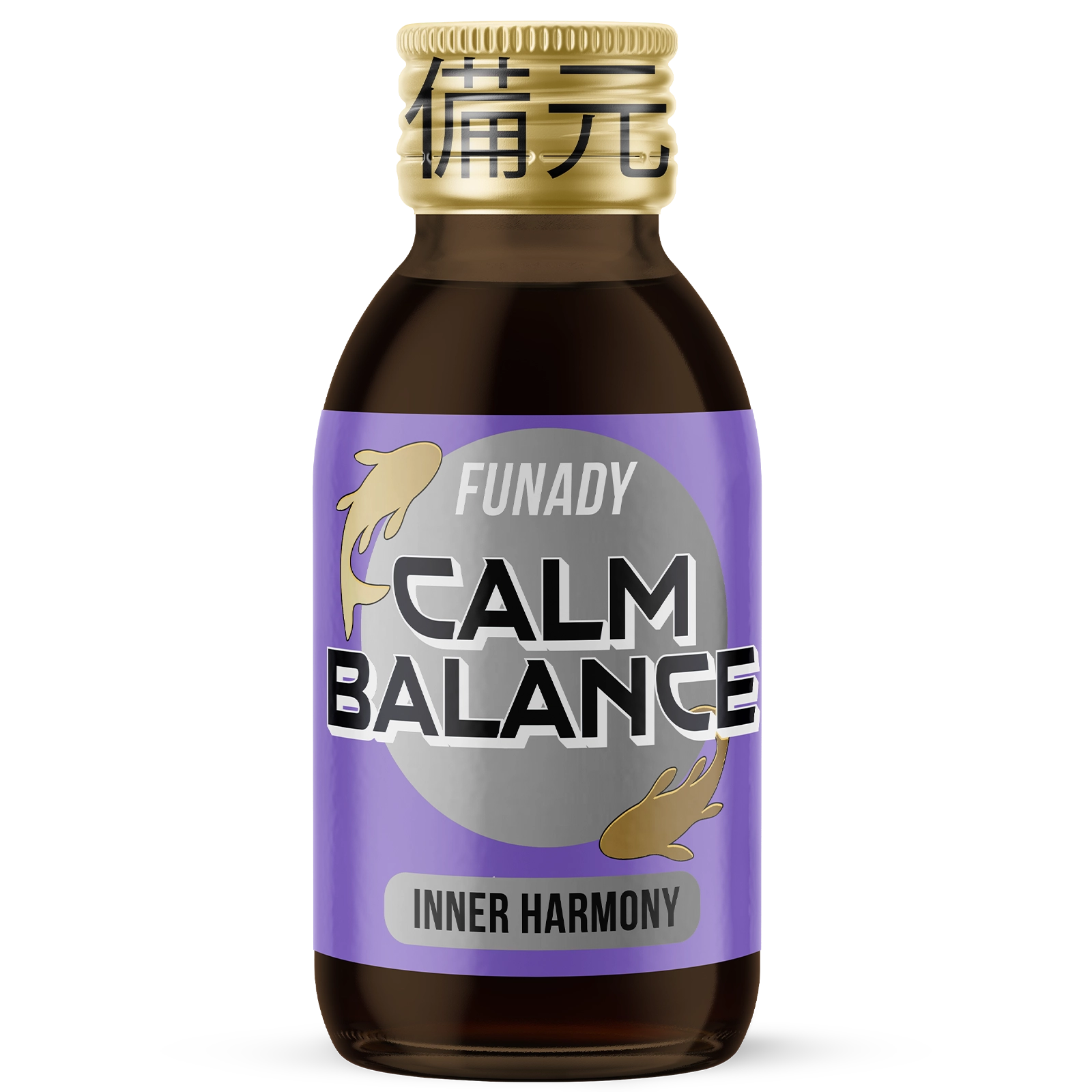 Funady Calm Balance shot bottle, 100ml stress relief and focus drink