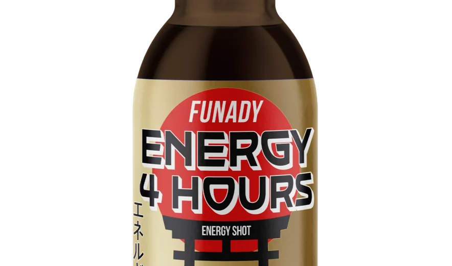Energy 4 Hours Mandarine Shot – 100 ml energy drink with caffeine and taurine