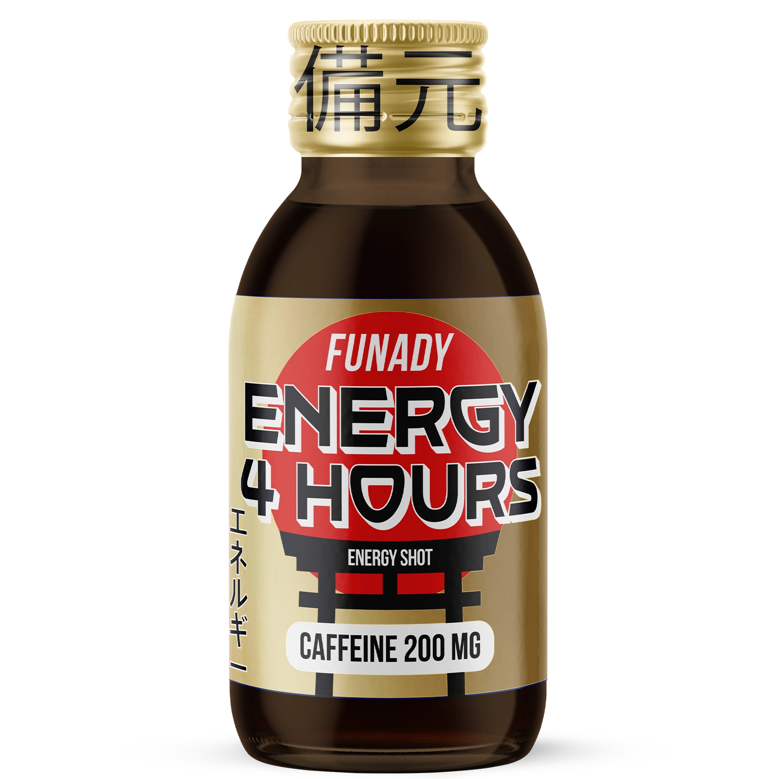 Energy 4 Hours Mandarine Shot – 100 ml energy drink with caffeine and taurine