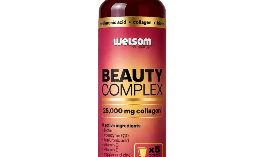 Welsom Beauty Complex 250ml bottle, collagen and hyaluronic acid drink