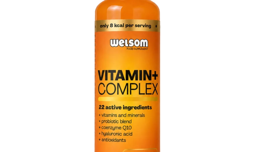 Welsom Vitamin+ Complex 250ml bottle, multivitamin drink with 5 servings