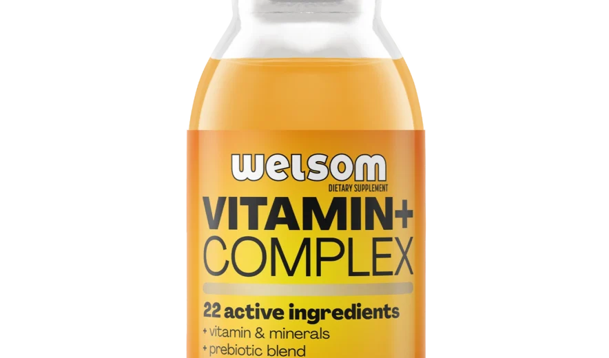 Welsom Vitamin+ Complex Shot bottle, 60ml daily multivitamin drink